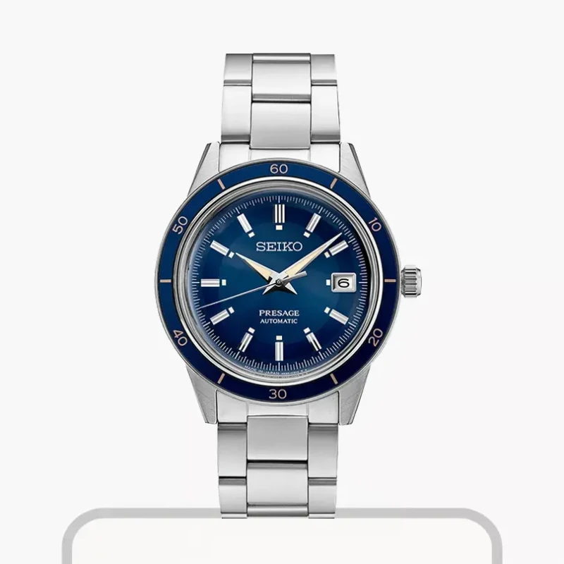 Seiko Men's  Presage Style60's Blue Dial Watch | SRPG05J1